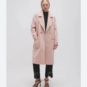 Aje Kingston Soft Pink Coat